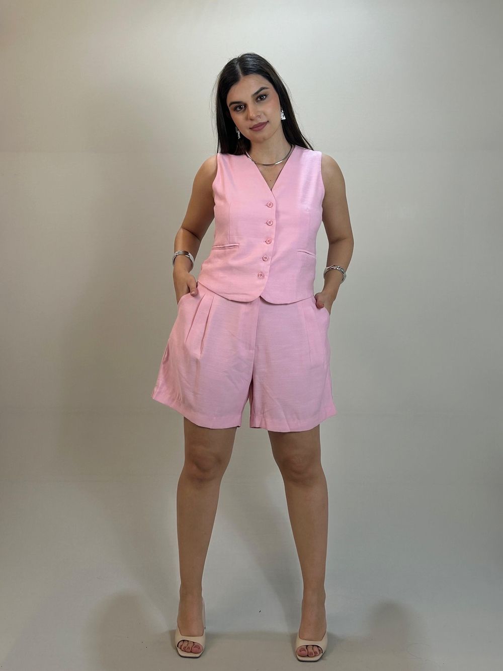 Short Sara Com Cinto 