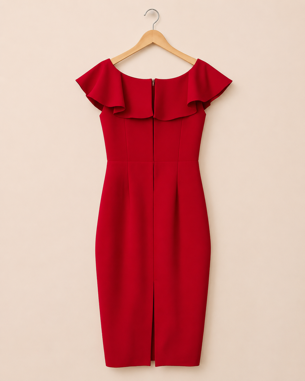Vestido Md C/Babado Gola 