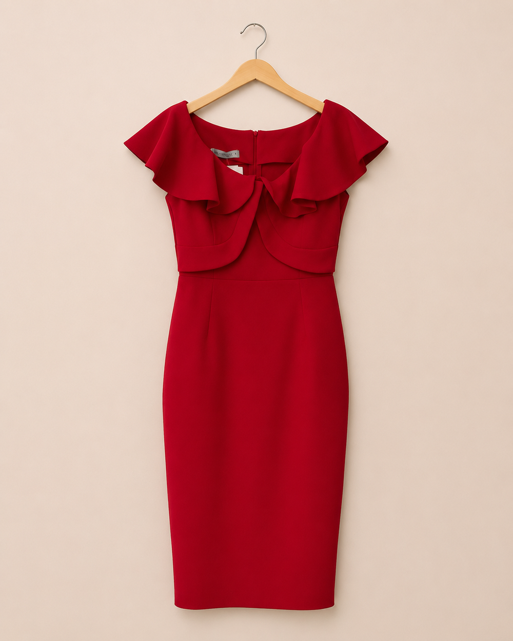 Vestido Md C/Babado Gola 
