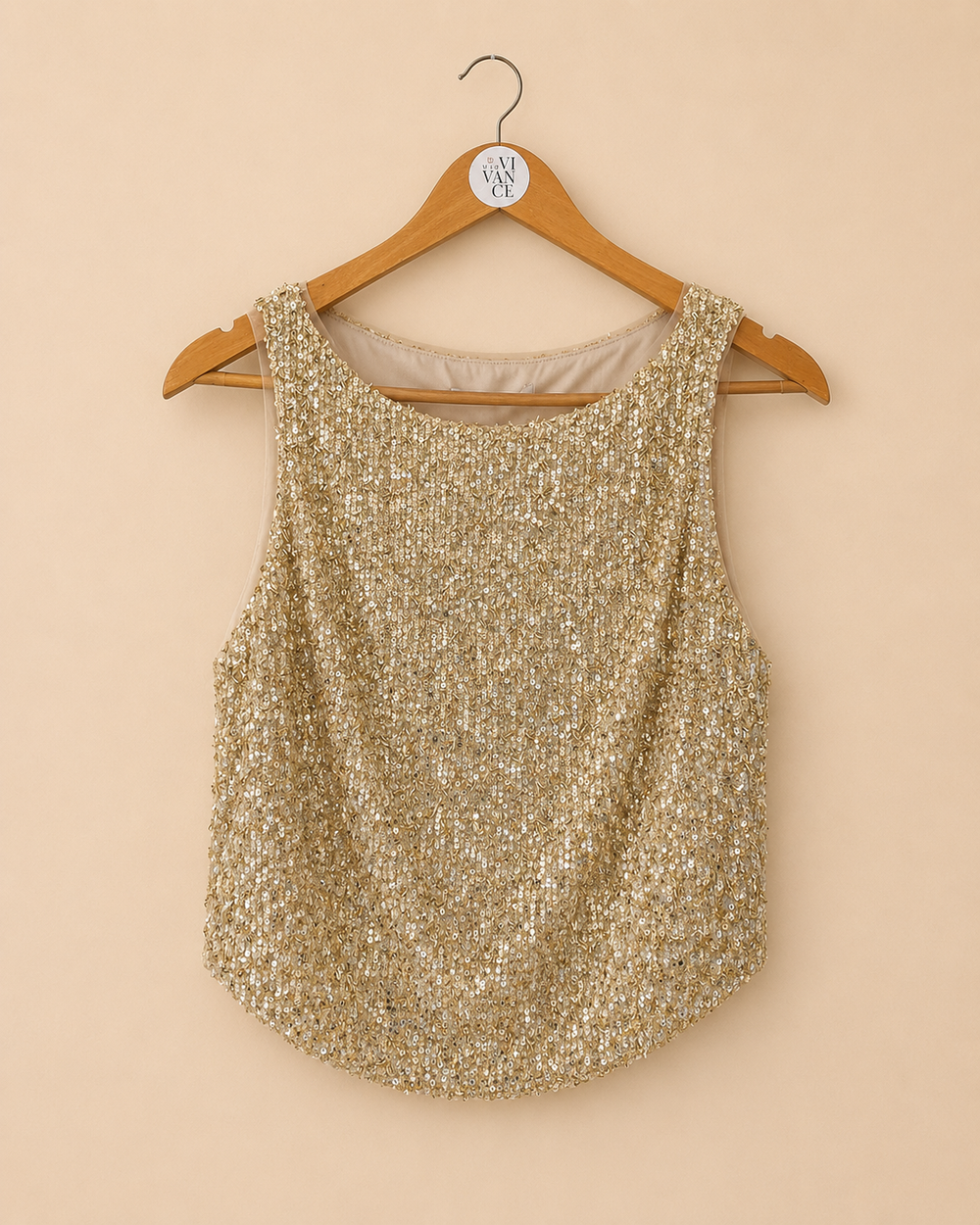 Blusa bordada paete 