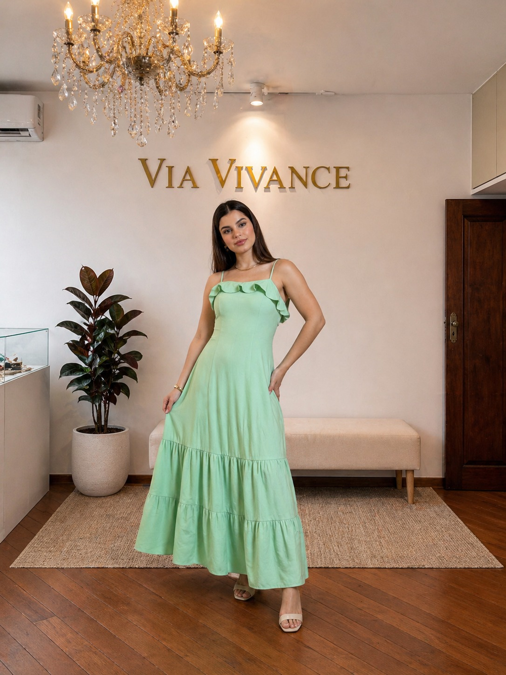 Vestido Babado Alcinha