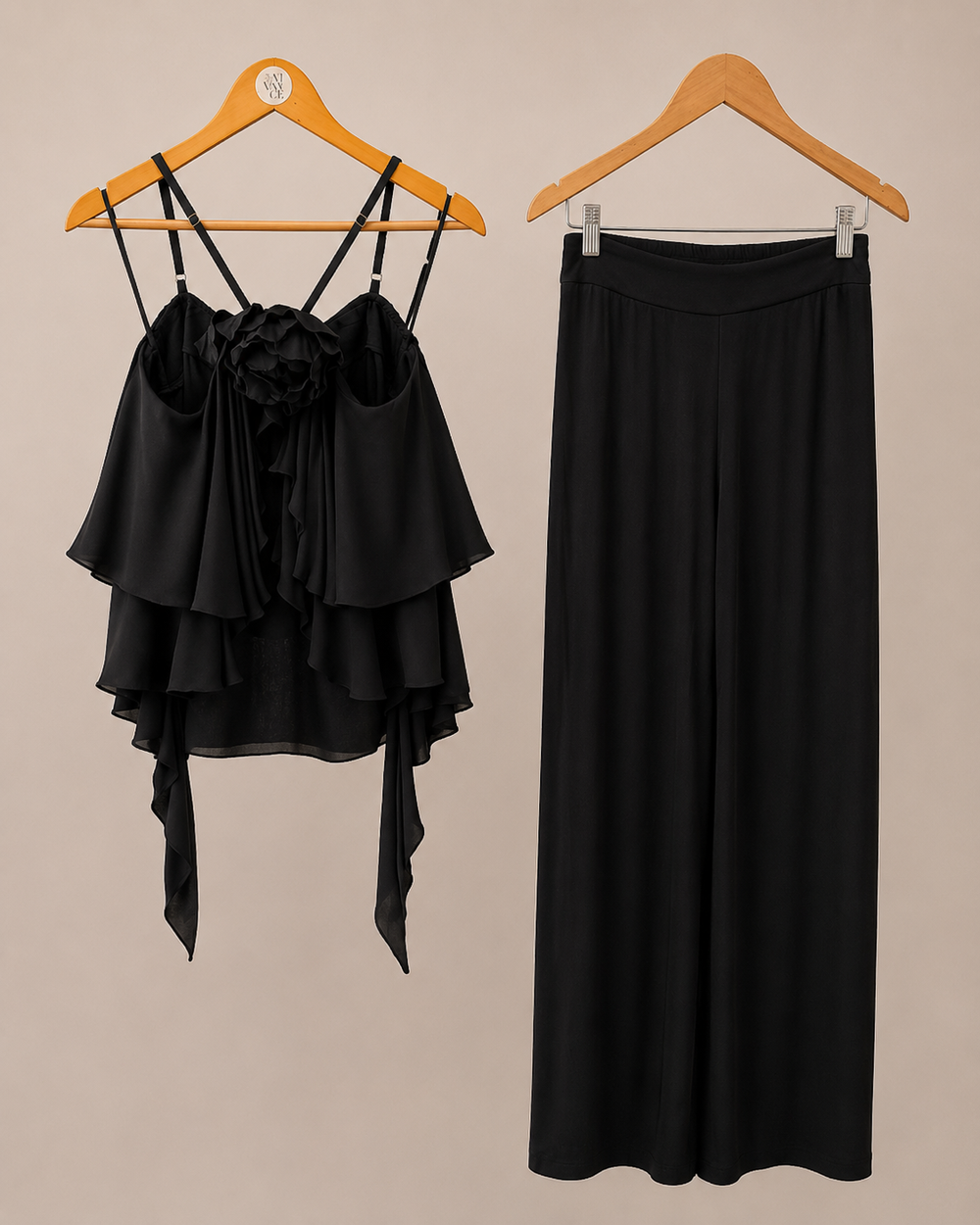 Conjunto comfy babado flor