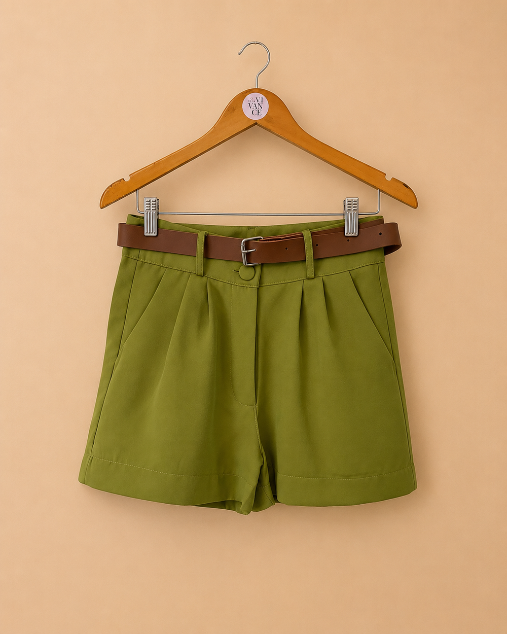 Short Alf Cinto Sintetico 