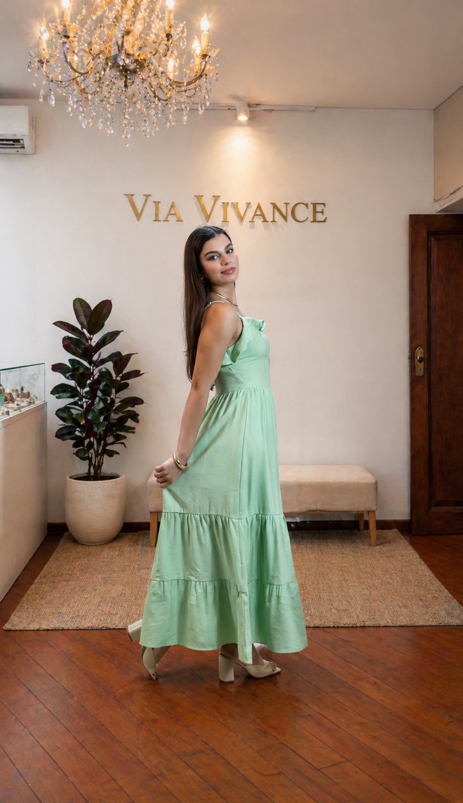 Vestido Babado Alcinha