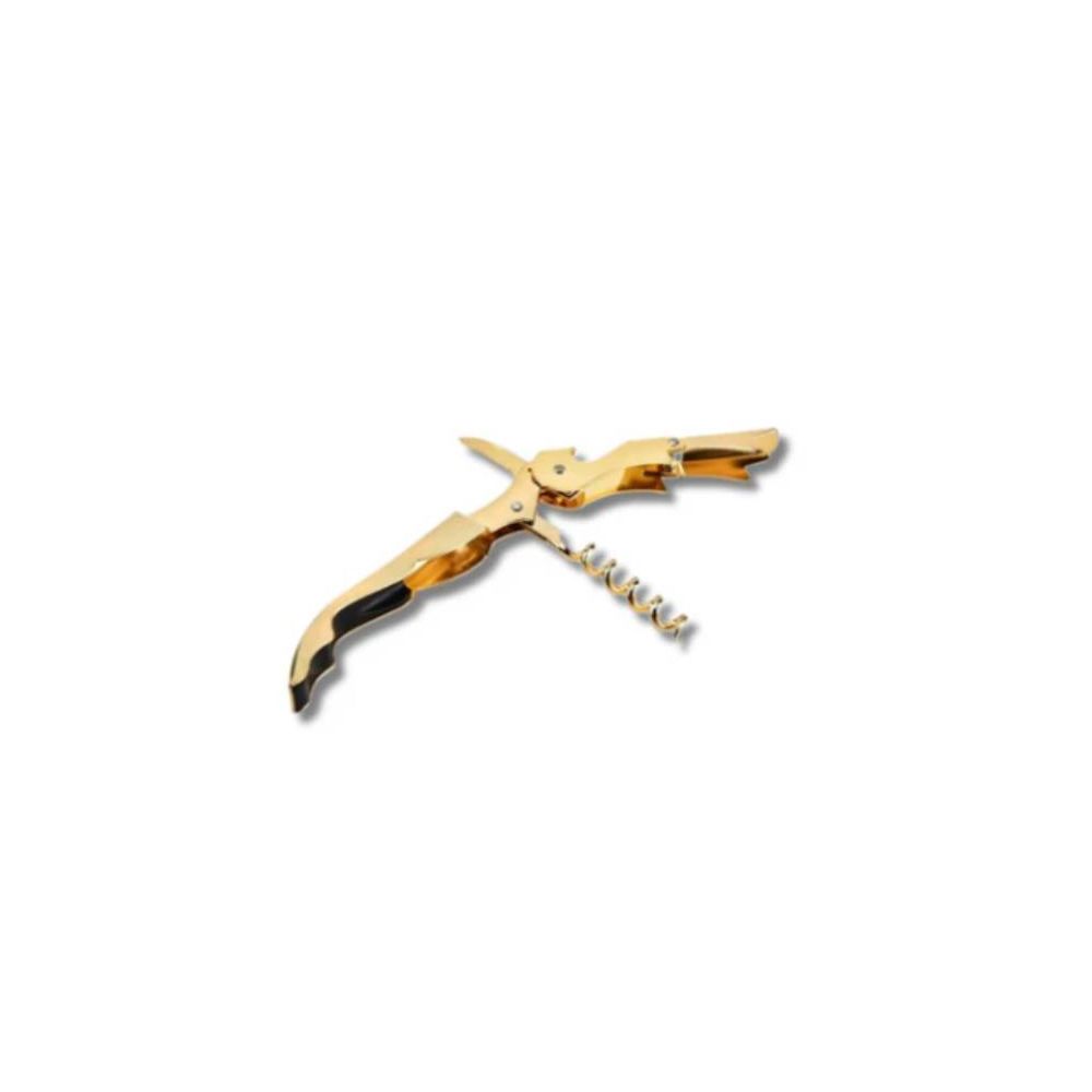 ABRIDOR DE GARRAFAS SACA ROLHAS DOURADO - secundária