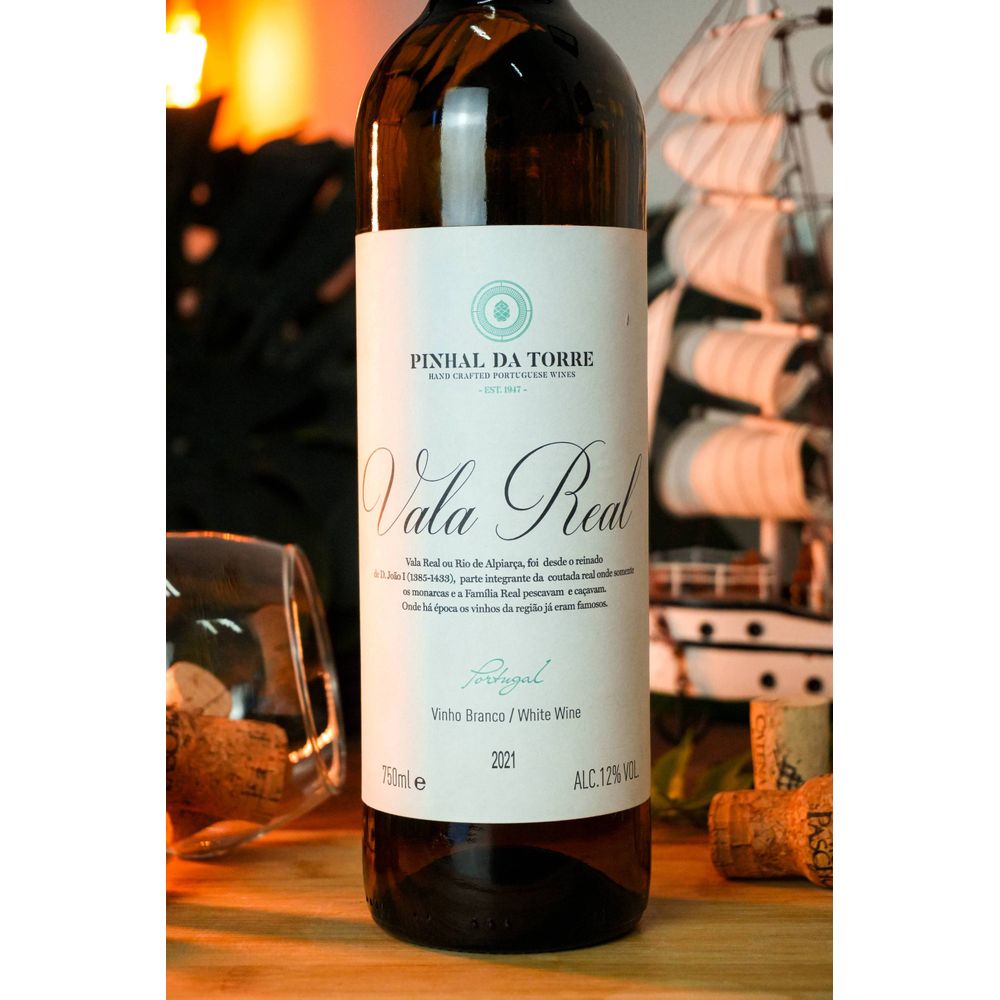 VINHO BRANCO PORTUGUES VALA REAL TEJO SECO 750ML - secundária