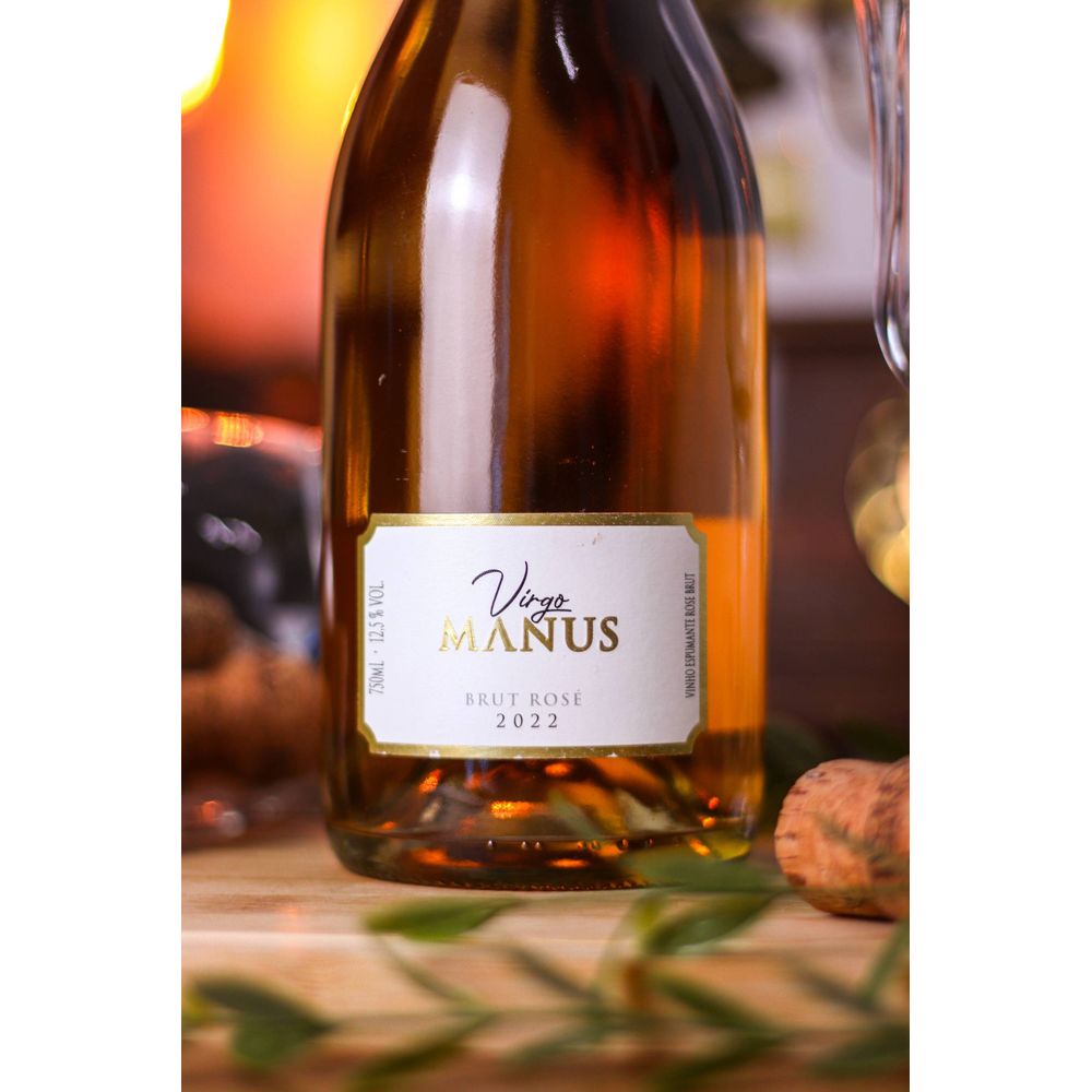 ESPUMANTE BRUT ROSE MANUS VIRGO 750ML BRASIL - secundária