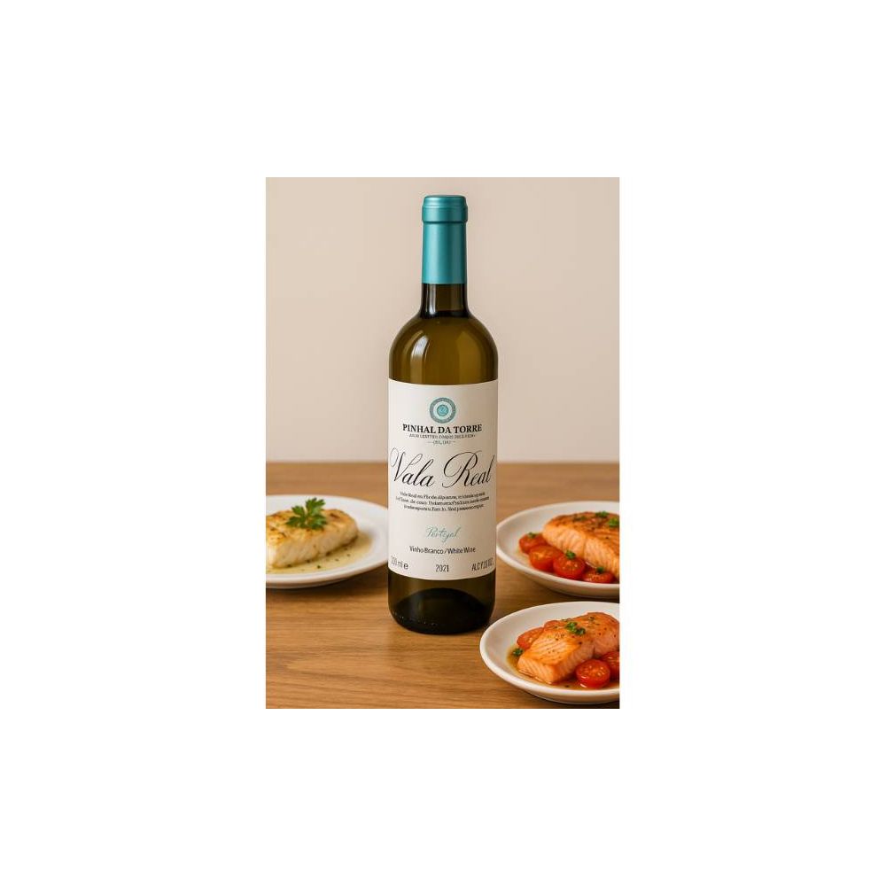 VINHO BRANCO PORTUGUES VALA REAL TEJO SECO 750ML
