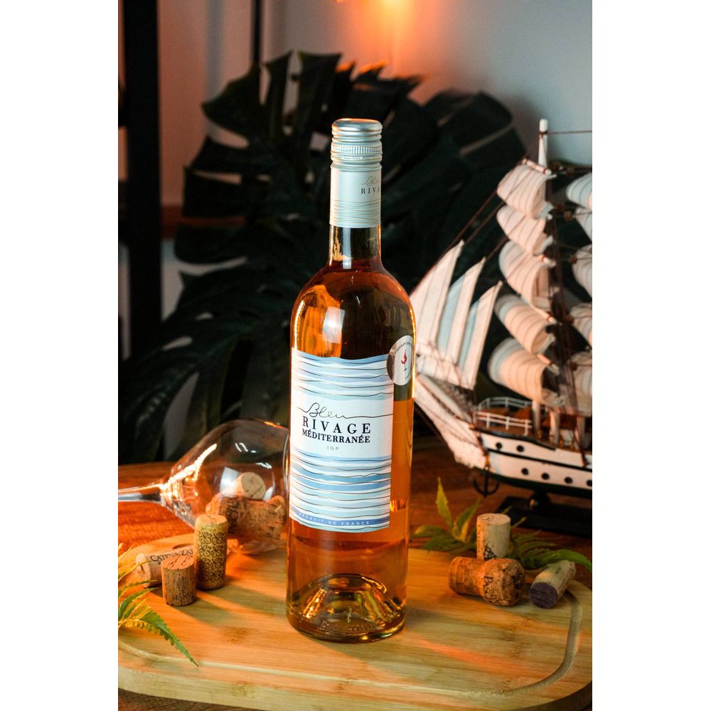 VINHO ROSE FRANCES BLEU RIVAGE 2020 750ML - secundária