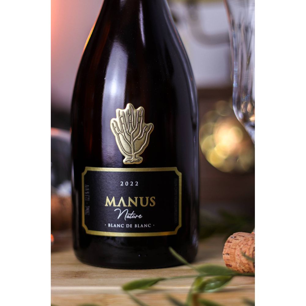 ESPUMANTE BRANCO NATURE MANUS BLANC DE BLANC 2022 750ML   - secundária