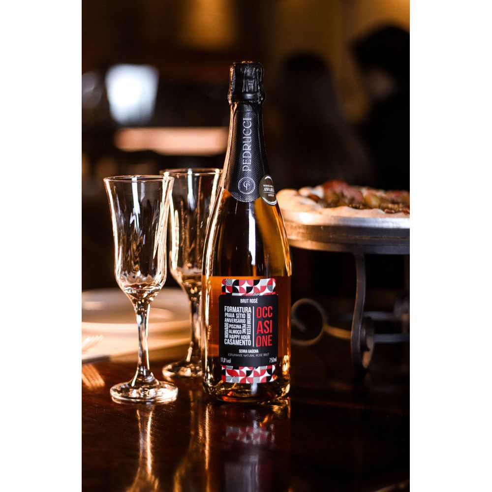 ESPUMANTE ROSE BRUT OCCASIONE 750ML BRASIL