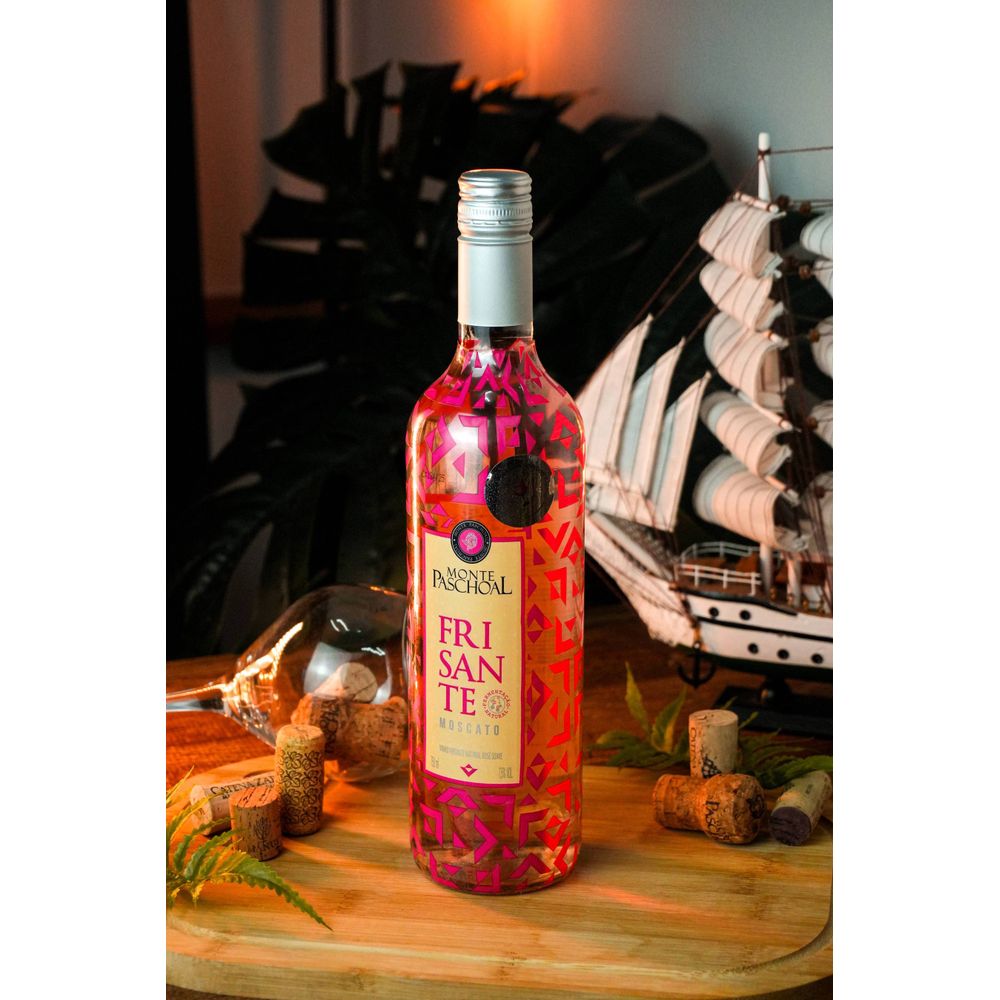 VINHO FRISANTE ROSE MOSCATO SUAVE 750ML BRASIL - secundária