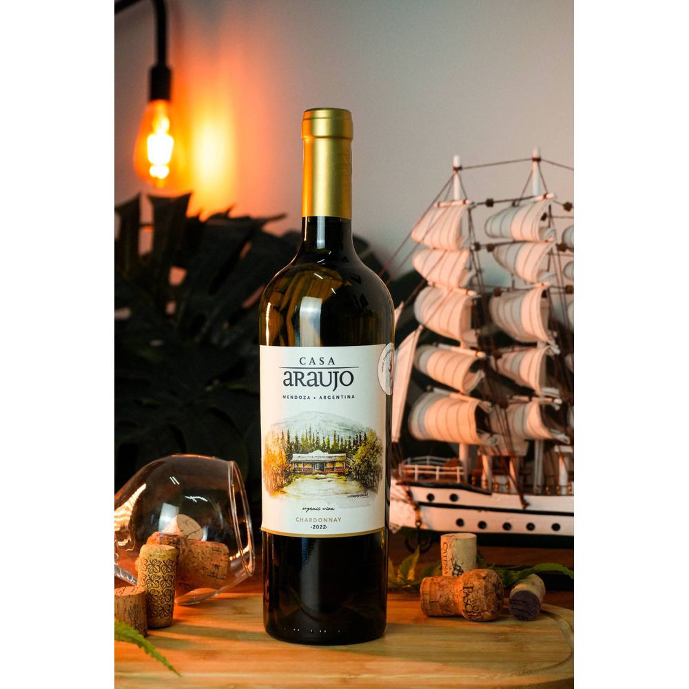 VINHO BRANCO CASA ARAUJO CHARDONNAY 750ML ARGENTINA