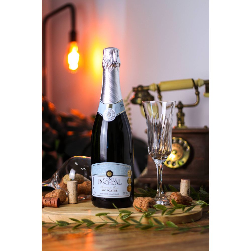 ESPUMANTE BRANCO MONTE PASCHOAL MOSCATEL 750ML