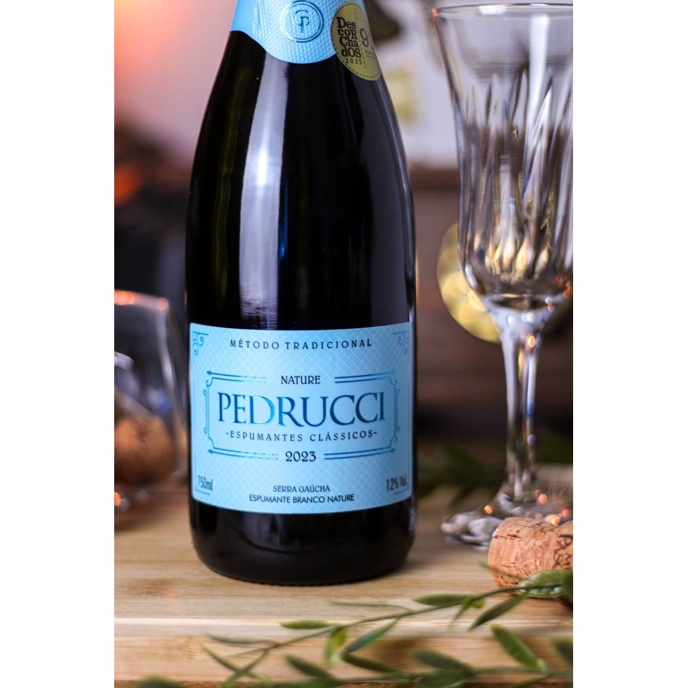 ESPUMANTE BRANCO NATURE PEDRUCCI TRADICIONAL 2023 750ML  - secundária