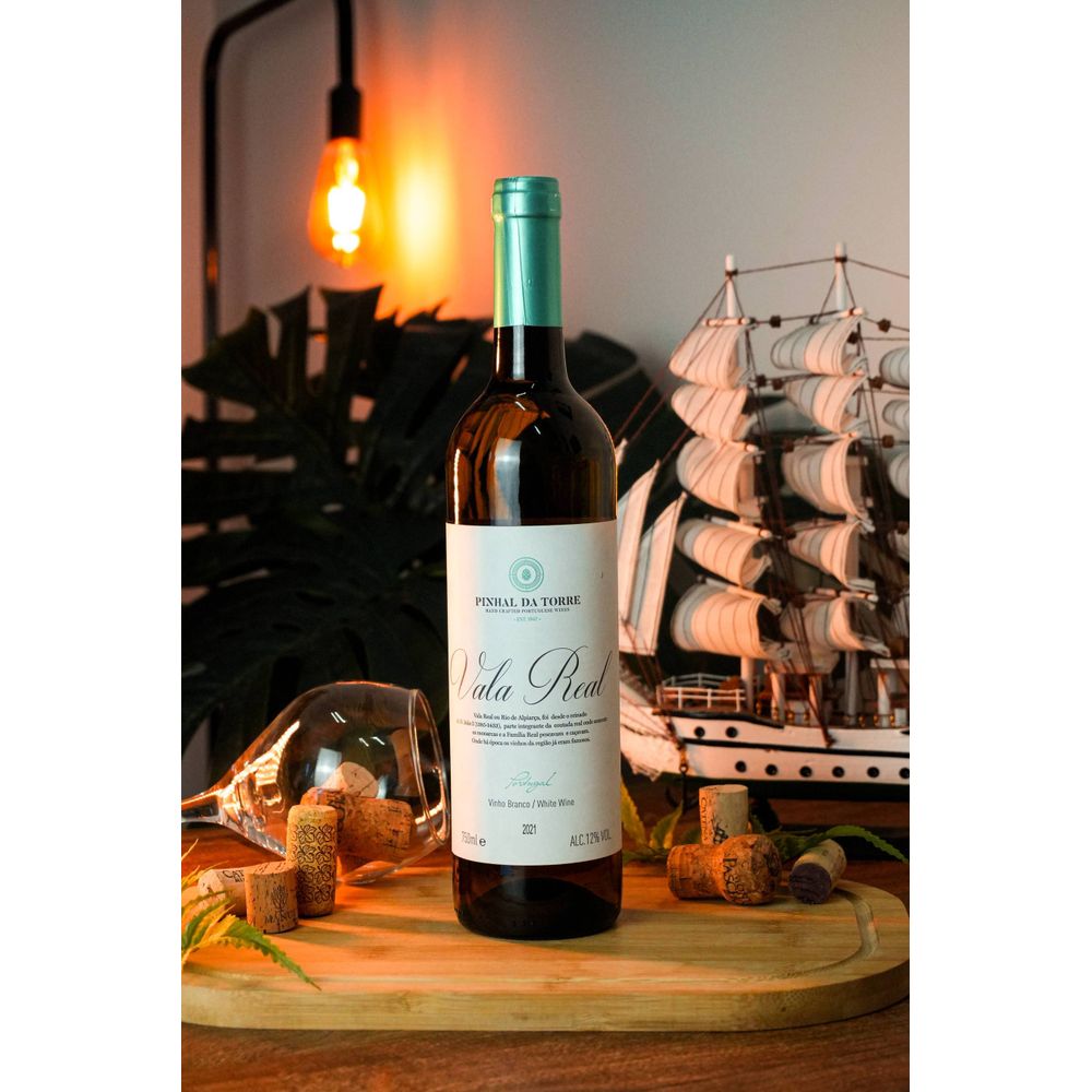 VINHO BRANCO PORTUGUES VALA REAL TEJO SECO 750ML