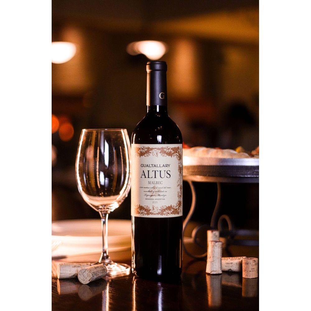 VINHO TINTO ARGENTINO ALTUS GUALTALLARY MALBEC 750ML