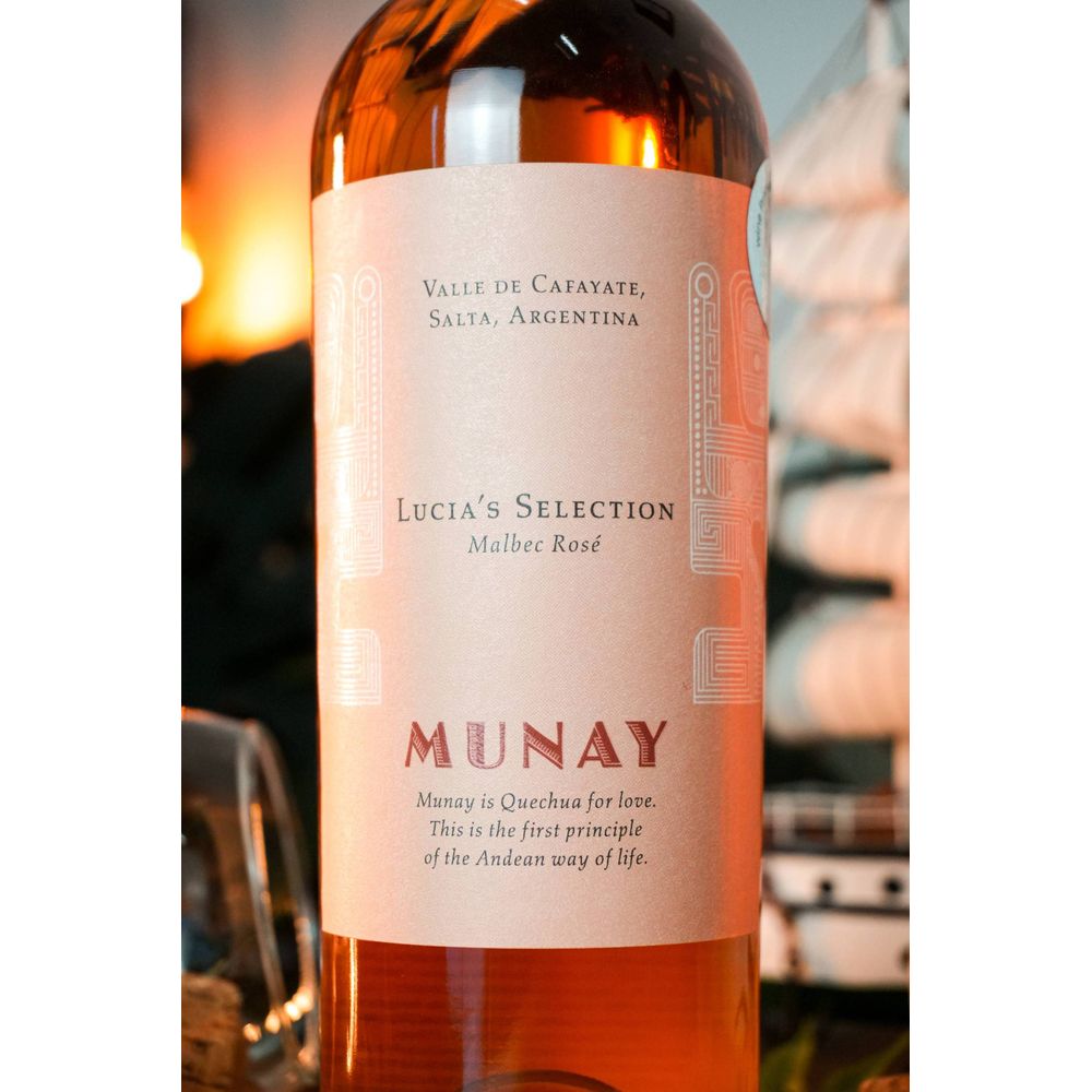 VINHO ROSE MUNAY MALBEC 2023 750ML - secundária