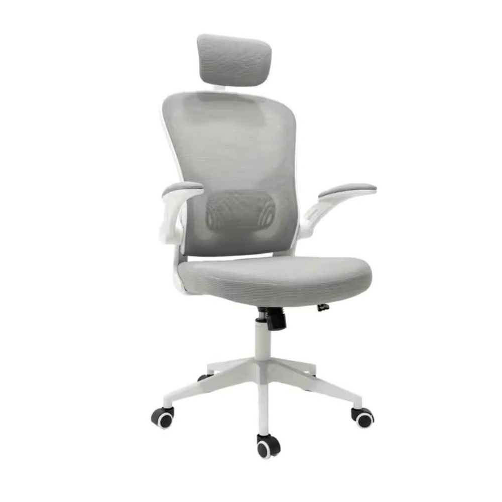 Cadeira De Escritório Brin7 Ergonômica  Mesh Ajuste  Lombar