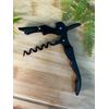 ABRIDOR DE VINHO GARRAFAS SACA ROLHAS PULLTAP BLACK DE ACO