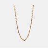 Corrente Elo Oval cadeado 45cm		