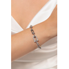Pulseira Elo Unico Cravejado 18cm Referência: PUL-526-1