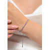 Pulseira Riviera 3mm Cravação em Zircônia e Fecho Shambala Referência: PUL-620-3