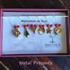 Conjunto Marcador de Taças Bacchus - Natal Presente Ouro
