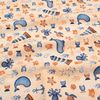 Tricoline Fundo do Mar - Estampa Digital - 100% Algodão - 0,5cm x 1,5mt