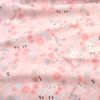 Tricoline Gatinhos Jardim Rosa - Tecido 100% Algodão - 0,5cm x 1,5mt