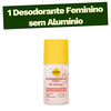 Desodorante sem Alumínio Roll-On Feminino - 75ml