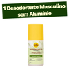 Desodorante sem Alumínio Roll-On Masculino - 75ml