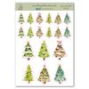 Árvores de Natal 1 - Adesivos - A5