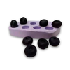 Molde de Silicone Blueberry/Mirtilo 8 Cavidades para Sabonetes, Velas e Resina Artesanal