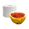 Molde de Silicone Maracujá Metade para Sabonetes, Velas e Resina Artesanal