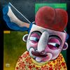 Clayton Silva - Só tenho cabeça para o amor  - Óleo sobre tela - 50x50cm - a.c.i.d e verso - 2016_com_moldura