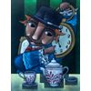 Clayton Silva - Hora do Cha - Oleo sobre tela - 40x30 cm - a.c.i.d./a.n.v. - 2018