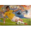 Paulo Prado - Neymar - Acrílica sobre tela - 80x120cm - a.n.v - 2018_com_moldura