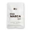 Drip Coffee Label | Café Personalizado Sachê Branco Premium 50 Unidades