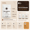 Drip Coffee Label | Café Personalizado Sachê Branco Premium 50 Unidades