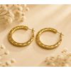Brinco aço inox banho Premium