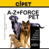 CIPET - A-Z + FORCE PET - 60 SNACKS
