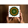 Mandala Signo Touro Impresso 