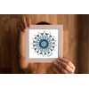 Mandala Chakra Vishudda em Quadro Impresso 