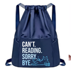 Bag Saco "Can't. Reading. Sorry. Bye"