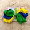 Kit com 3 Laço De Cabelo Copa Do Mundo Brasil 