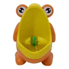 Mictório Infantil Sapinho Amarelo de Plástico para Meninos LARANJA COM AMARELO