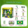 Kit Torcedor Brasil Copa Do Mundo 2026 - 12 Peças