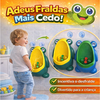 Mictório Sapinho Pinico Desfralde Criança Treino Baby Cores VERDE/AMARELO