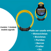 Cadeado Chevrolet Para Moto E Bike 18mm X 1,2m Flexível